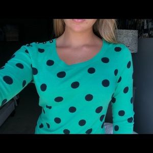 Polka dot sweater